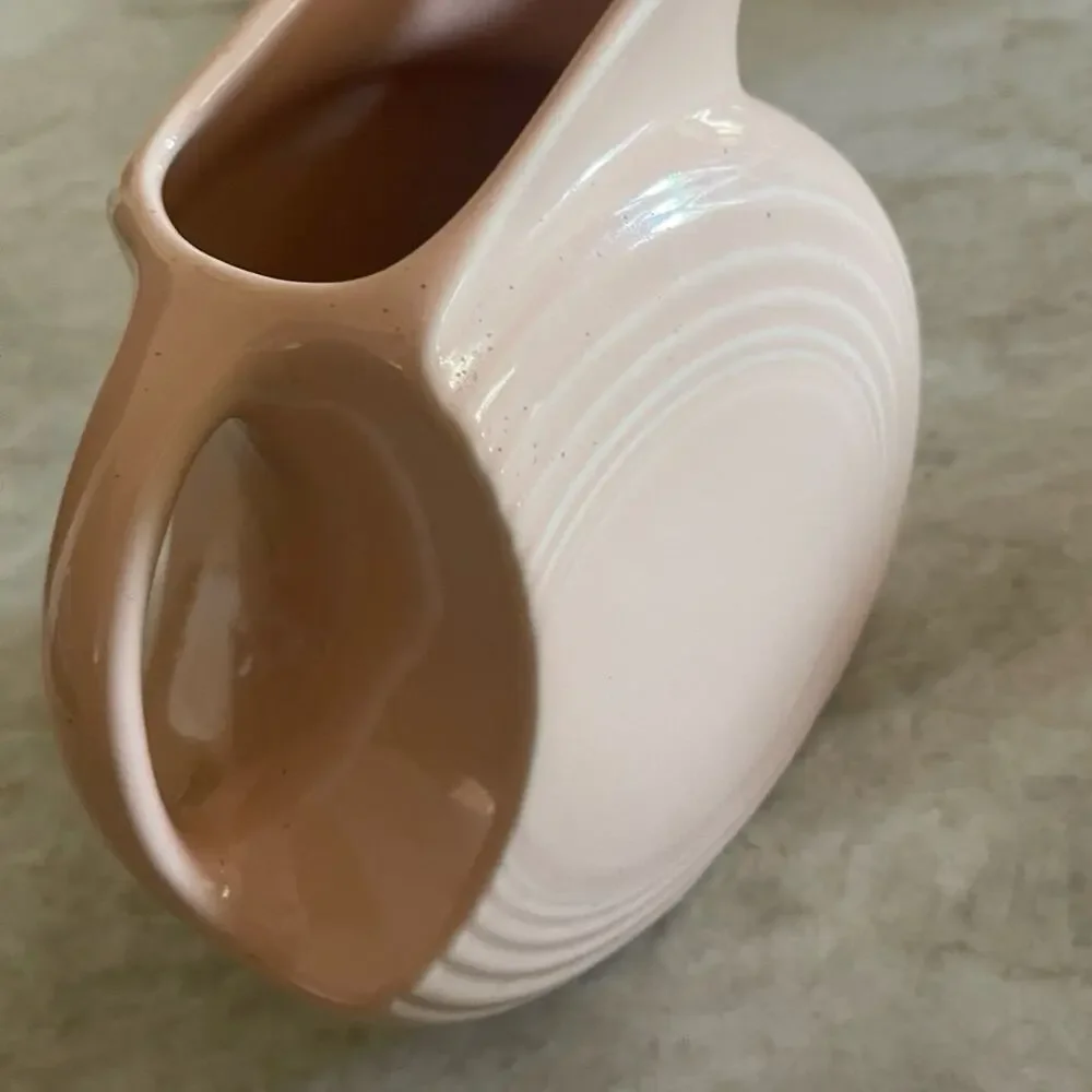 Vintage Fiesta Apricot disc pitcher